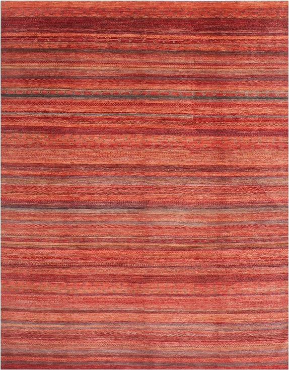 Radiant Warmth: Contemporary Woolen Rug 102SK259 - 9 X 12