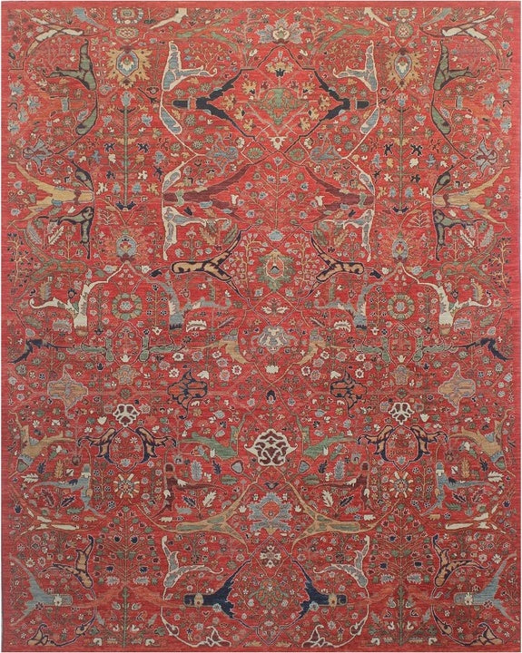 Exquisite Traditional Woolen Masterpiece 102SK285 - 8 X 10