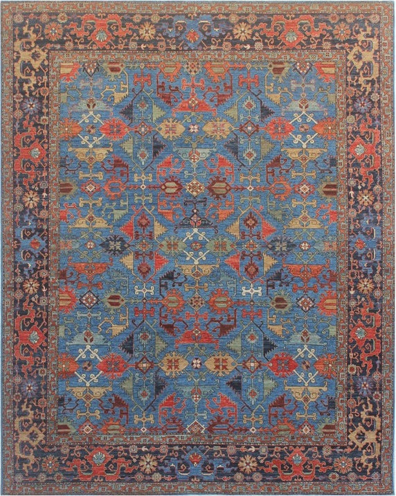 Exquisite Traditional Woolen Rug with Rich Hues 102SK347 - 8 X 10