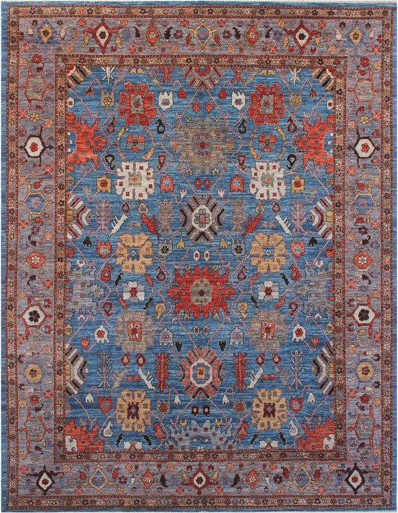 Elegant Traditional Woolen Rug 102SK390 - 8 X 10
