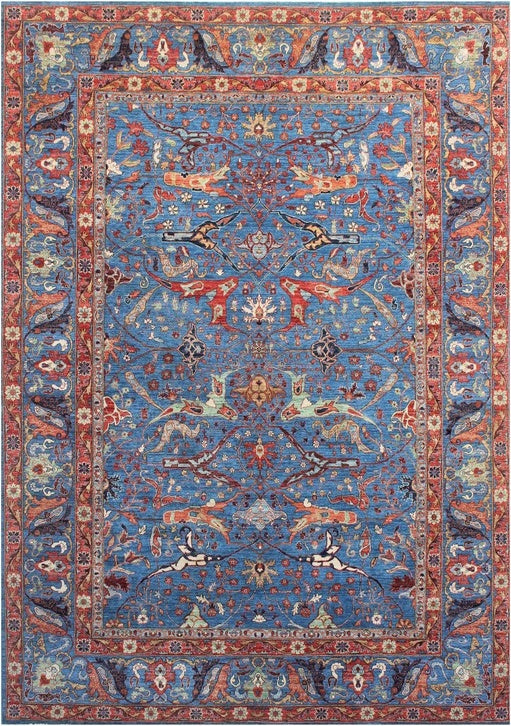 Timeless Elegance: Traditional Woolen Rug 102SK76 - 10 X 14