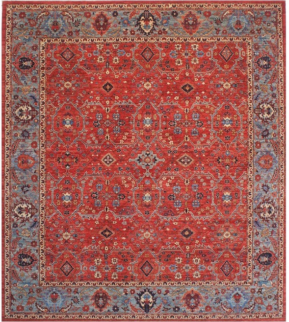 Elegant Persian Red Woolen Masterpiece 102SK84 - 13 X 13
