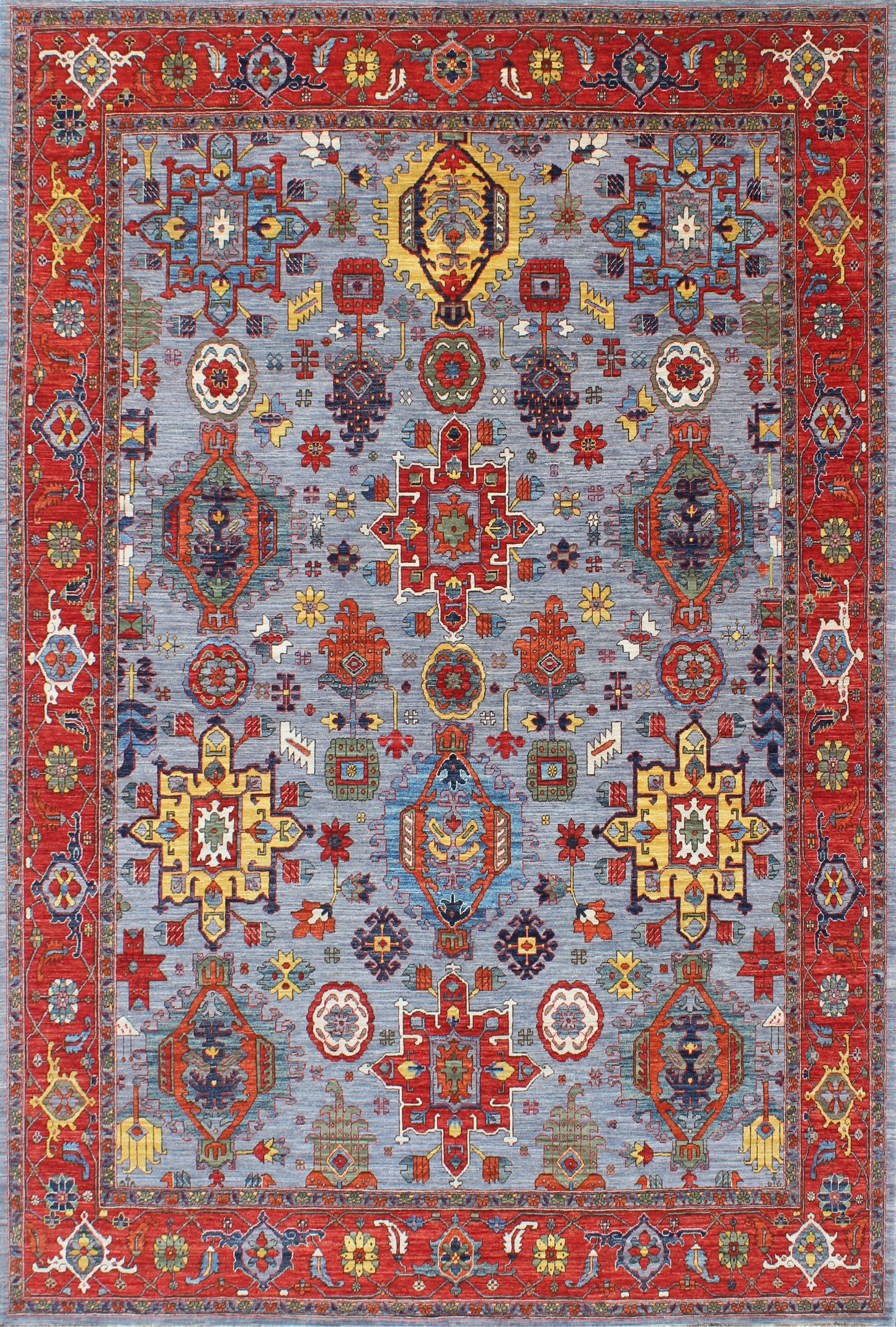 Exquisite Handwoven Woolen Rug 18484 - 8 X 10