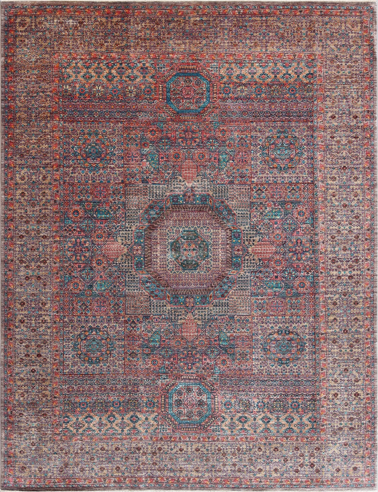 Elegant Traditional Woolen Rug 2418 - 9 X 12