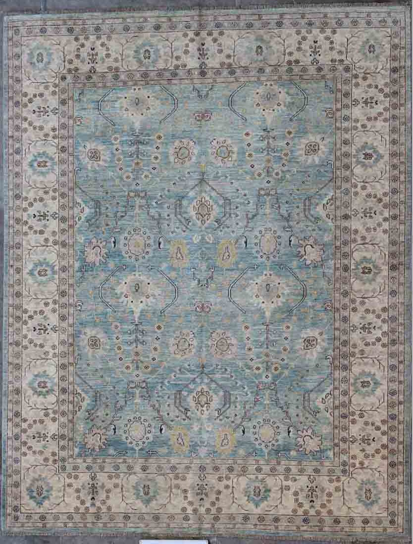 Exquisite Blue Traditional Woolen Rug 44SK346 - 7 X 10