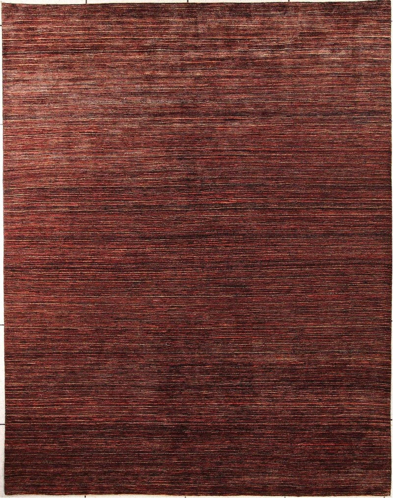 Elegant Scarlet Woolen Rug 55SK20 - 8 X 10