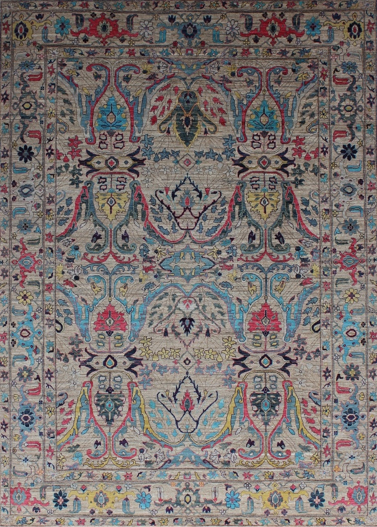 Elegant Traditional Woolen Masterpiece 80SK408 - 10 X 12