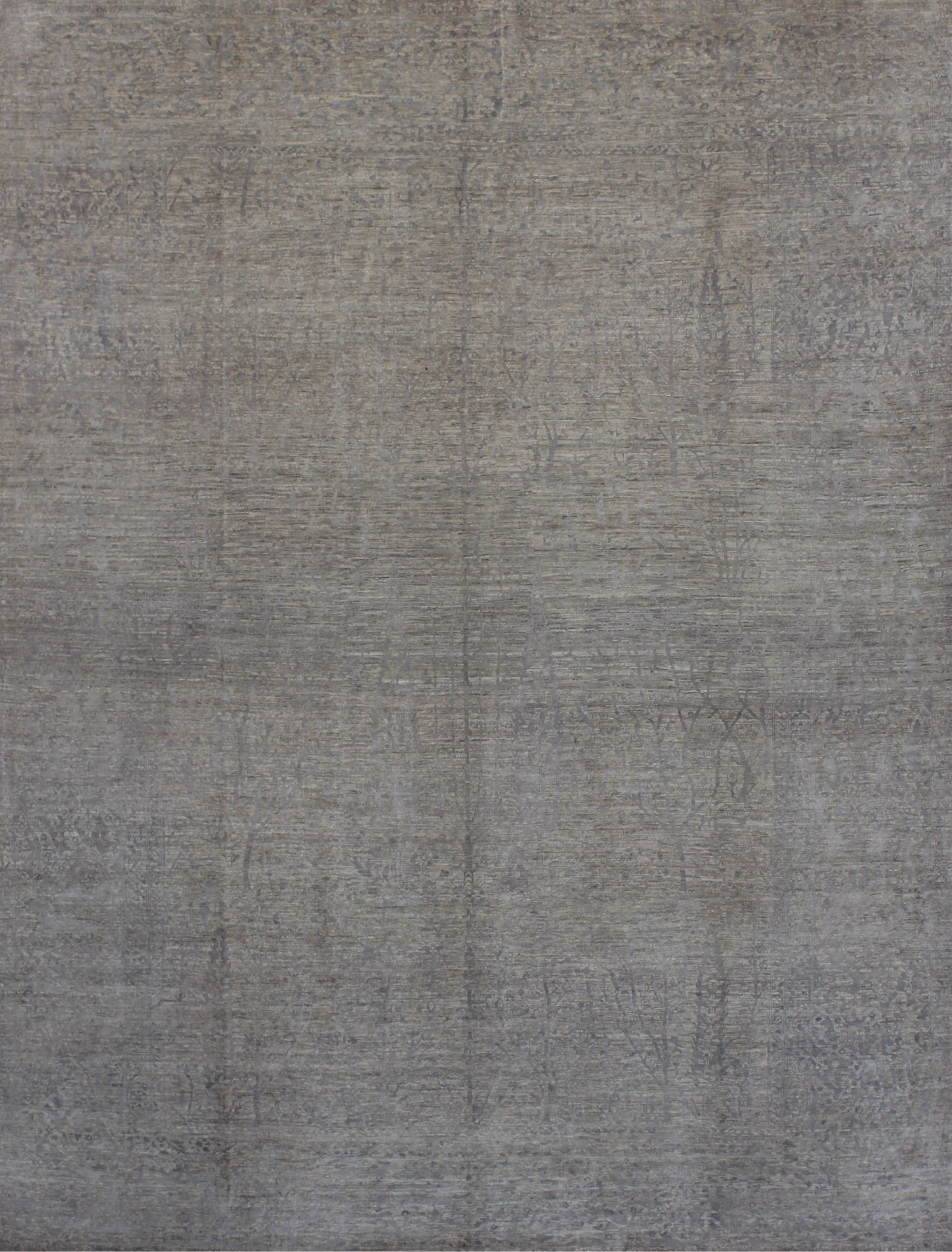 Elegant Gray Woolen Rug 82SK347 - 8 X 10