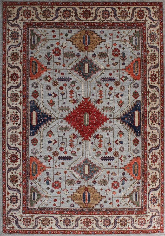Exquisite Traditional Woolen Rug 86SK44 - 9 X 12