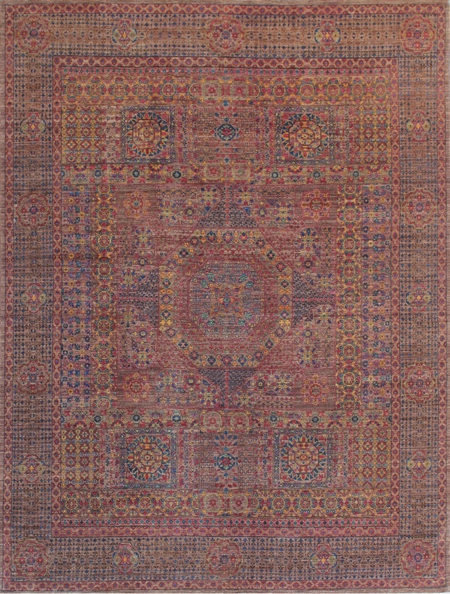 Exquisite Handwoven Woolen Rug 86SK560 - 8 X 10