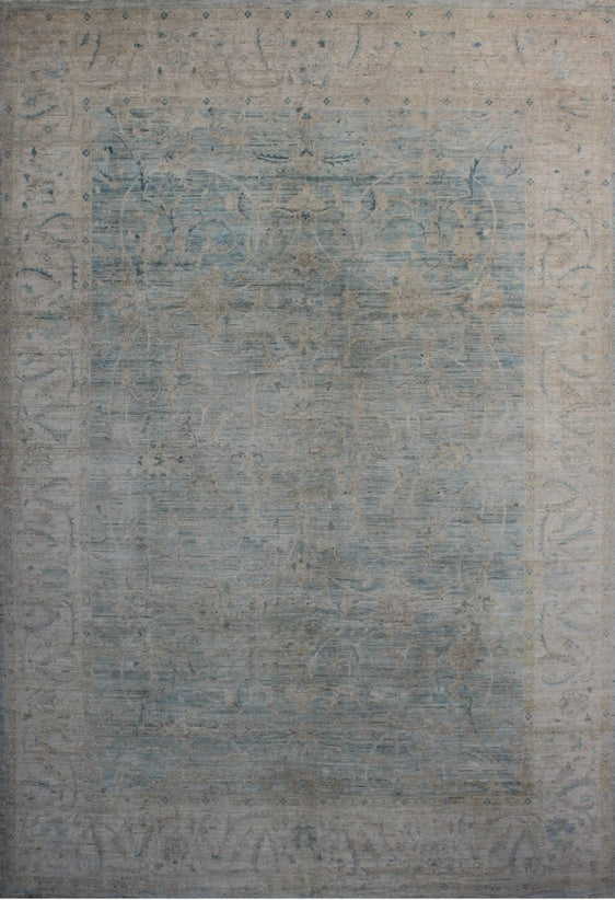 Nooristan Elegant Silver Wool Rug 90SK1426 - 8 X 12