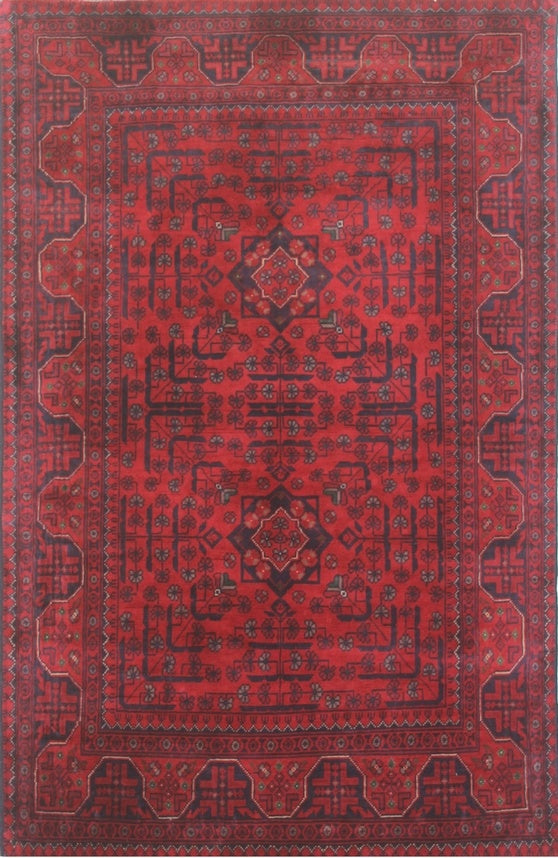 Elegance Redefined: Handcrafted Woolen Masterpiece 90SK811 - 3 X 5