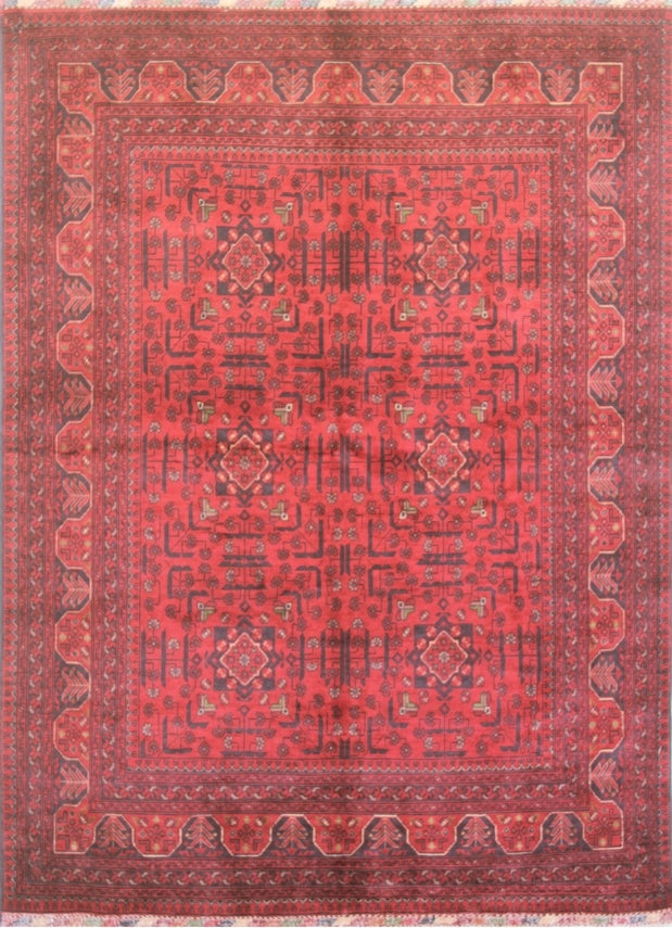 Elegant Traditional Woolen Rug 90SK845 - 6 X 7