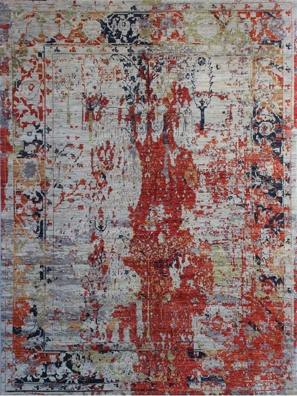 Vibrant Harmony Woolen Rug 91SK434 - 8 X 10