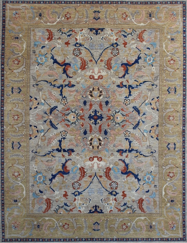 Elegant Traditional Woolen Rug 93SK1099 - 10 X 12