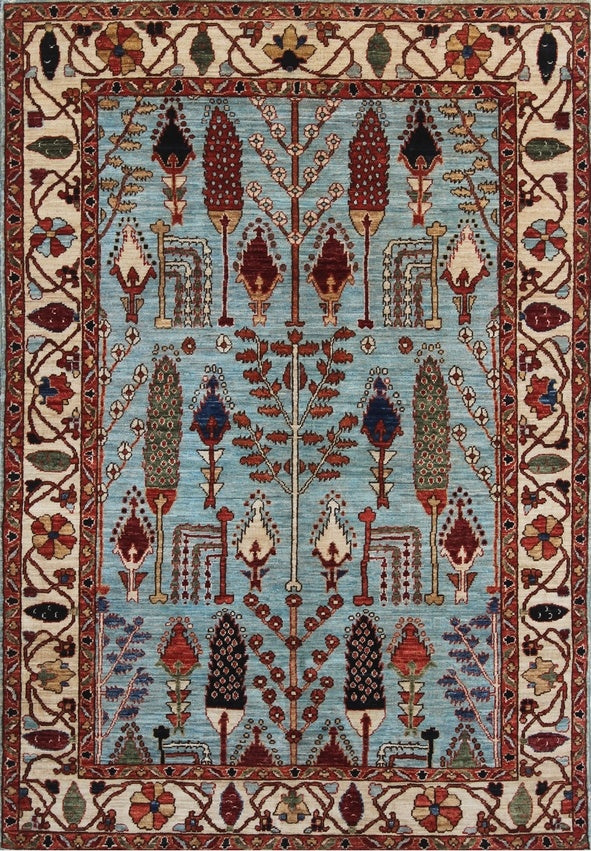 Elegance of Nature Woolen Rug 93SK1219 - 4 X 6
