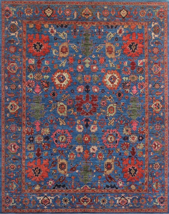 Exquisite Traditional Handwoven Woolen Rug 93SK155 - 9 X 10