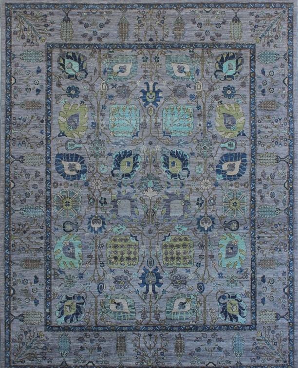 Elegant Aryana Handcrafted Woolen Rug 93SK178 - 8 X 10