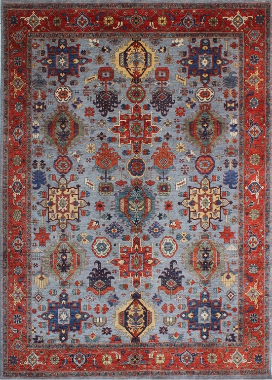 Elegant Traditional Woolen Masterpiece 93SK327 - 9 X 12