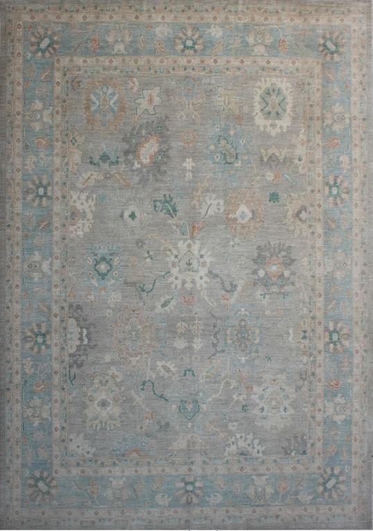 Elegant Oushak Woolen Masterpiece 93SK410 - 11 X 14
