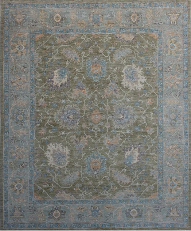 Timeless Elegance: Traditional Woolen Masterpiece 93SK431 - 9 X 10