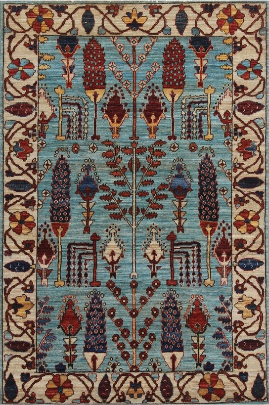 Exquisite Handmade Traditional Woolen Rug 93SK740 - 3 X 5