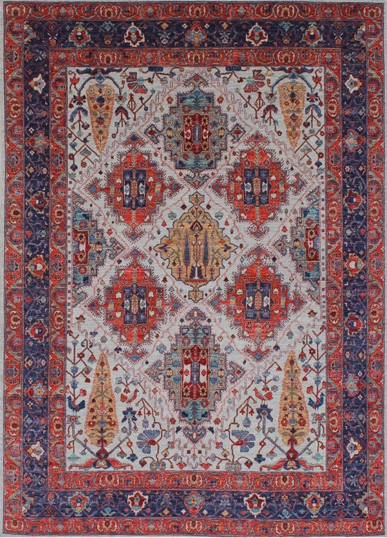 Timeless Elegance: Traditional Woolen Rug 93SK80 - 10 X 12