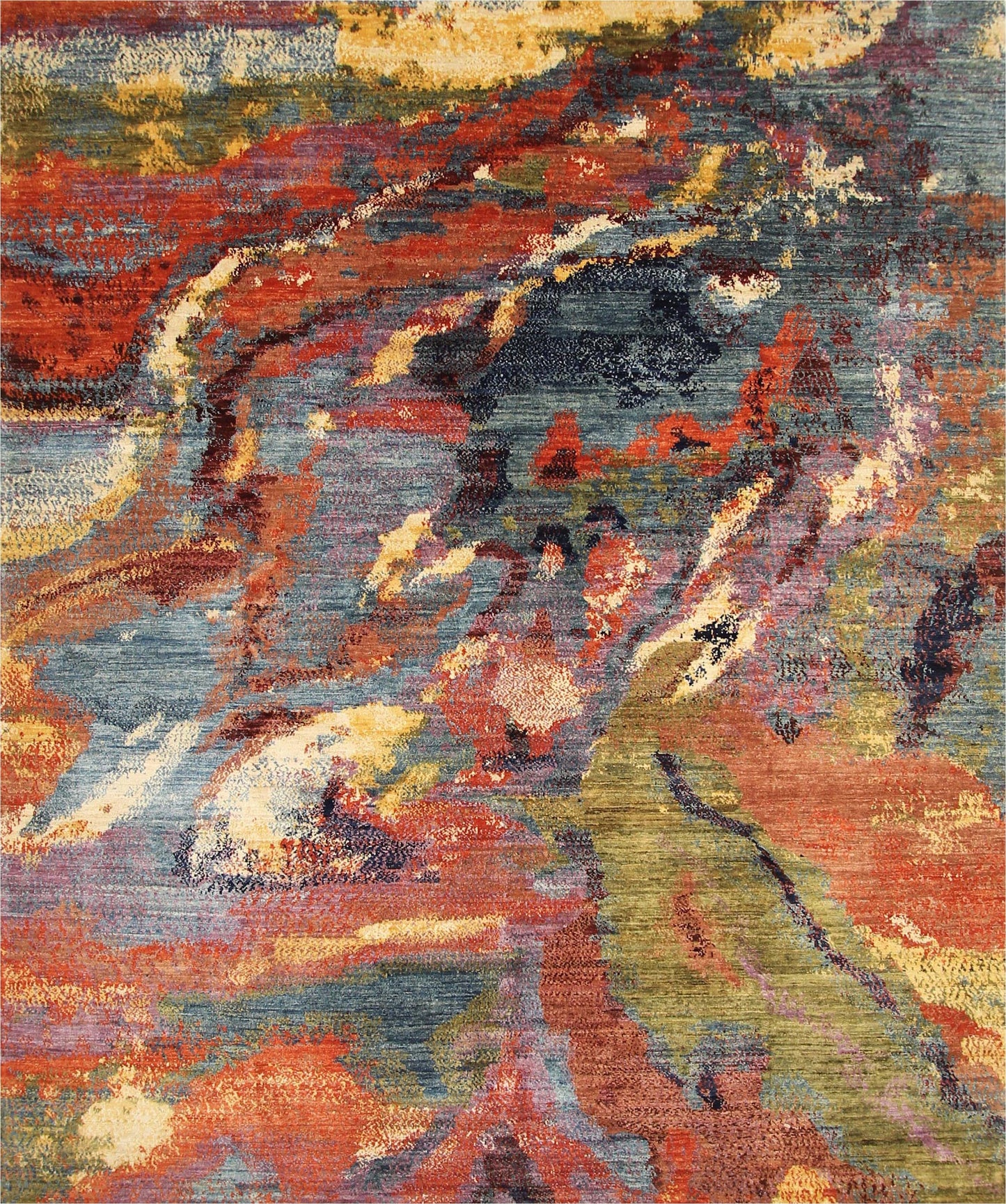 Vibrant Symphony Woolen Rug 94SK652 - 9 X 10