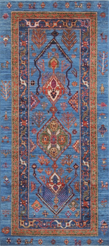 Elegant Vibrancy Woolen Rug 94SK1059 - 2 X 6