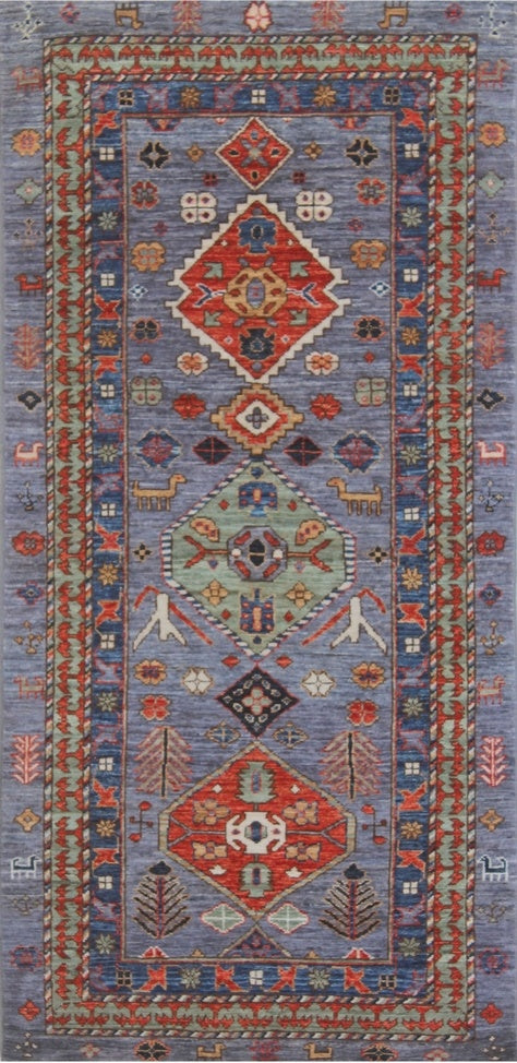 Exquisite Traditional Woolen Rug 94SK1089 - 2 X 6