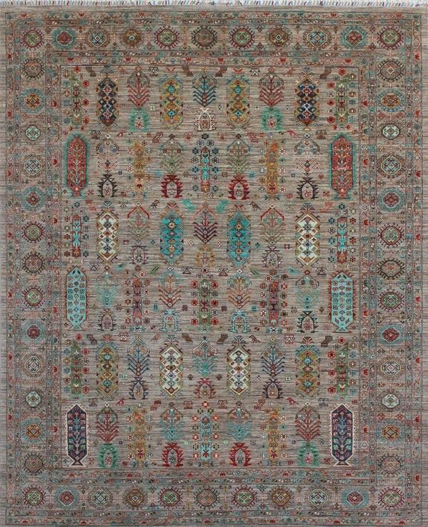 Elegant Symphony: Traditional Woolen Masterpiece 94SK199 - 9 X 10