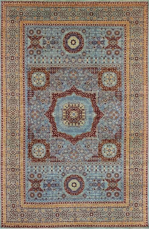 Opulent Traditional Woolen Rug 94SK268 - 7 X 10