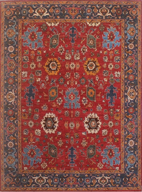 Majestic Traditional Woolen Rug 94SK317 - 9 X 12