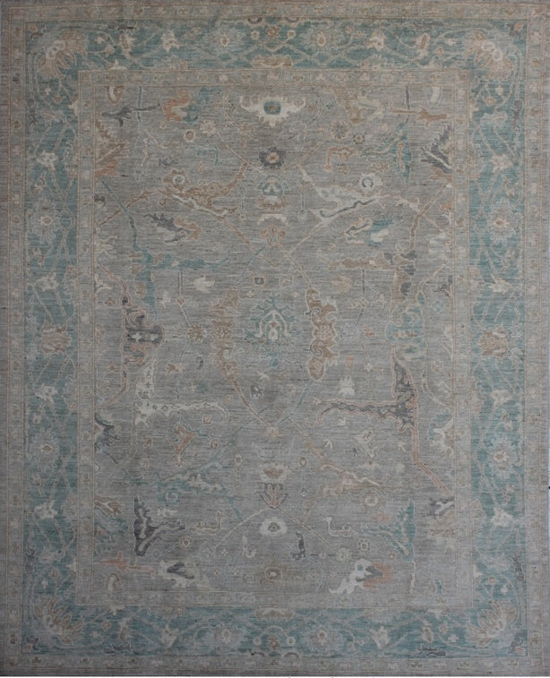 Serene Elegance Traditional Woolen Rug 94SK378 - 9 X 10