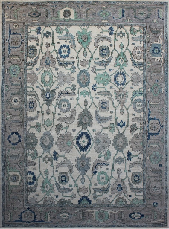 Elegant Oushak Woolen Masterpiece 94SK381 - 10 X 14