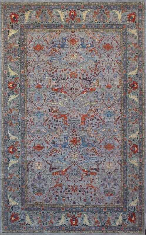 Exquisite Blue Serenity Woolen Rug 94SK532 - 13 X 19
