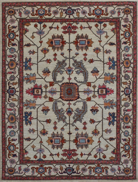 Exquisite Artisan Handwoven Wool Rug 94SK738 - 5 X 6
