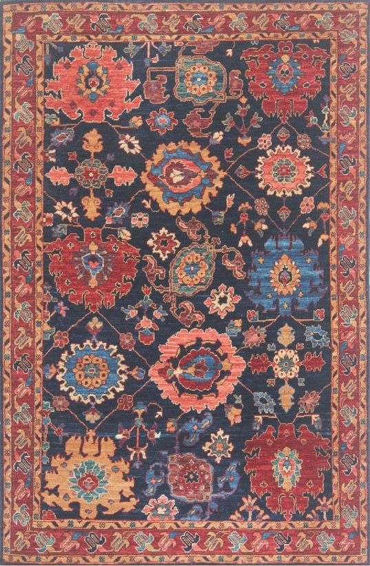 Opulent Elegance: Handwoven Woolen Masterpiece 94SK799 - 4 X 6