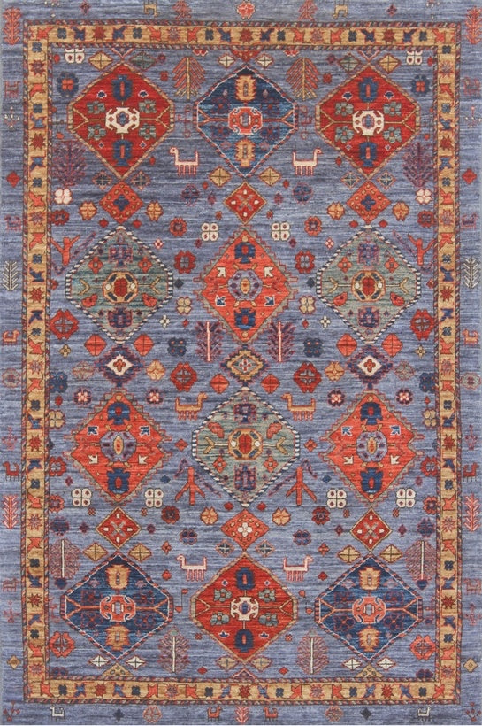 Elegant Harmony Woolen Rug 94SK821 - 4 X 6