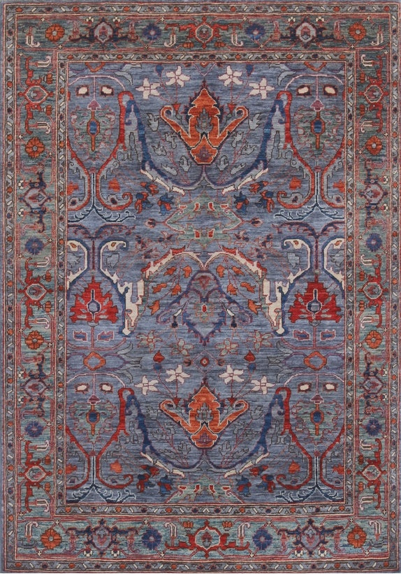 Elegant Traditional Woolen Rug 94SK840 - 5 X 6
