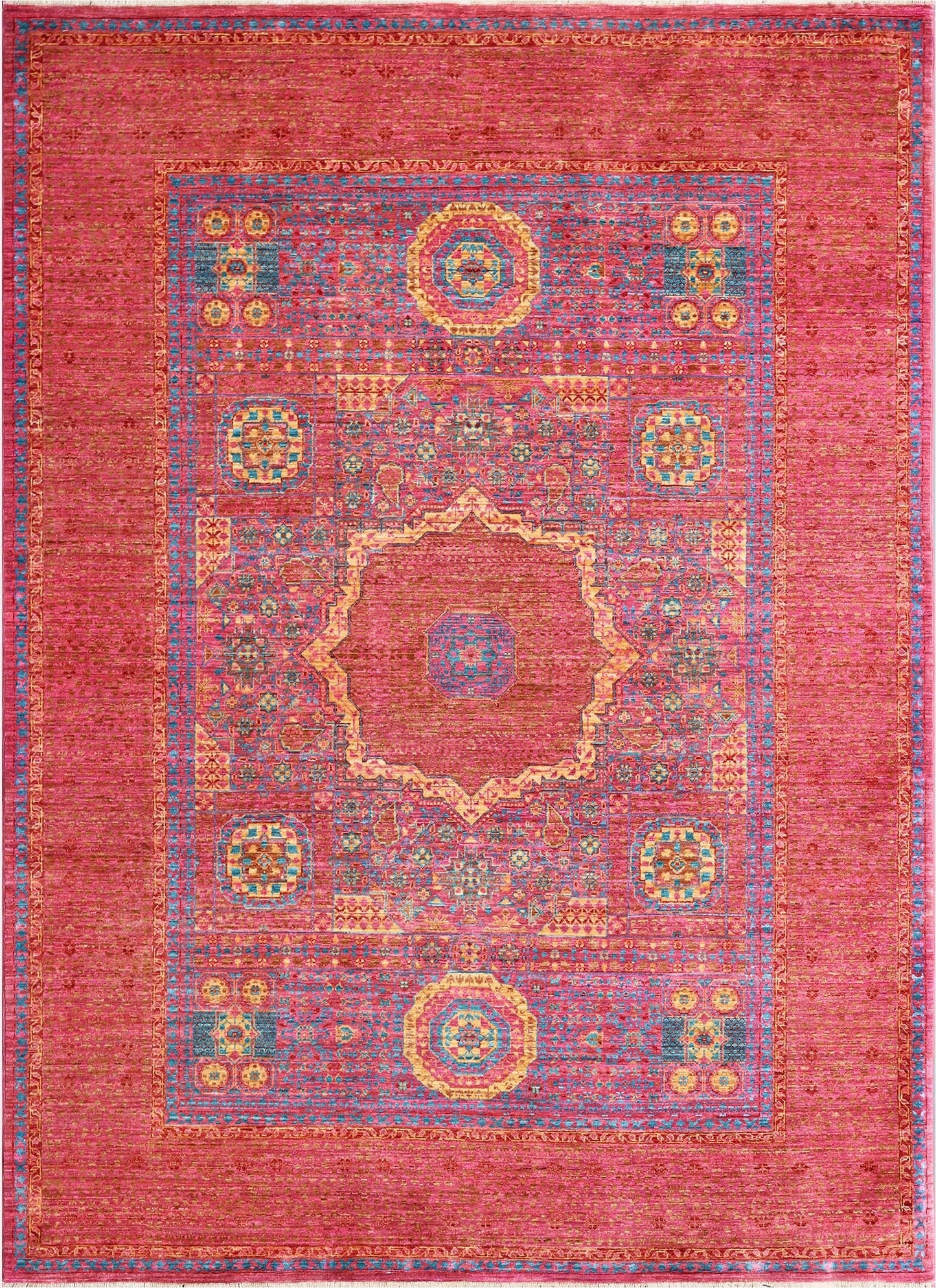 Vibrant Elegance Woolen Rug 95SK91 - 6 X 8