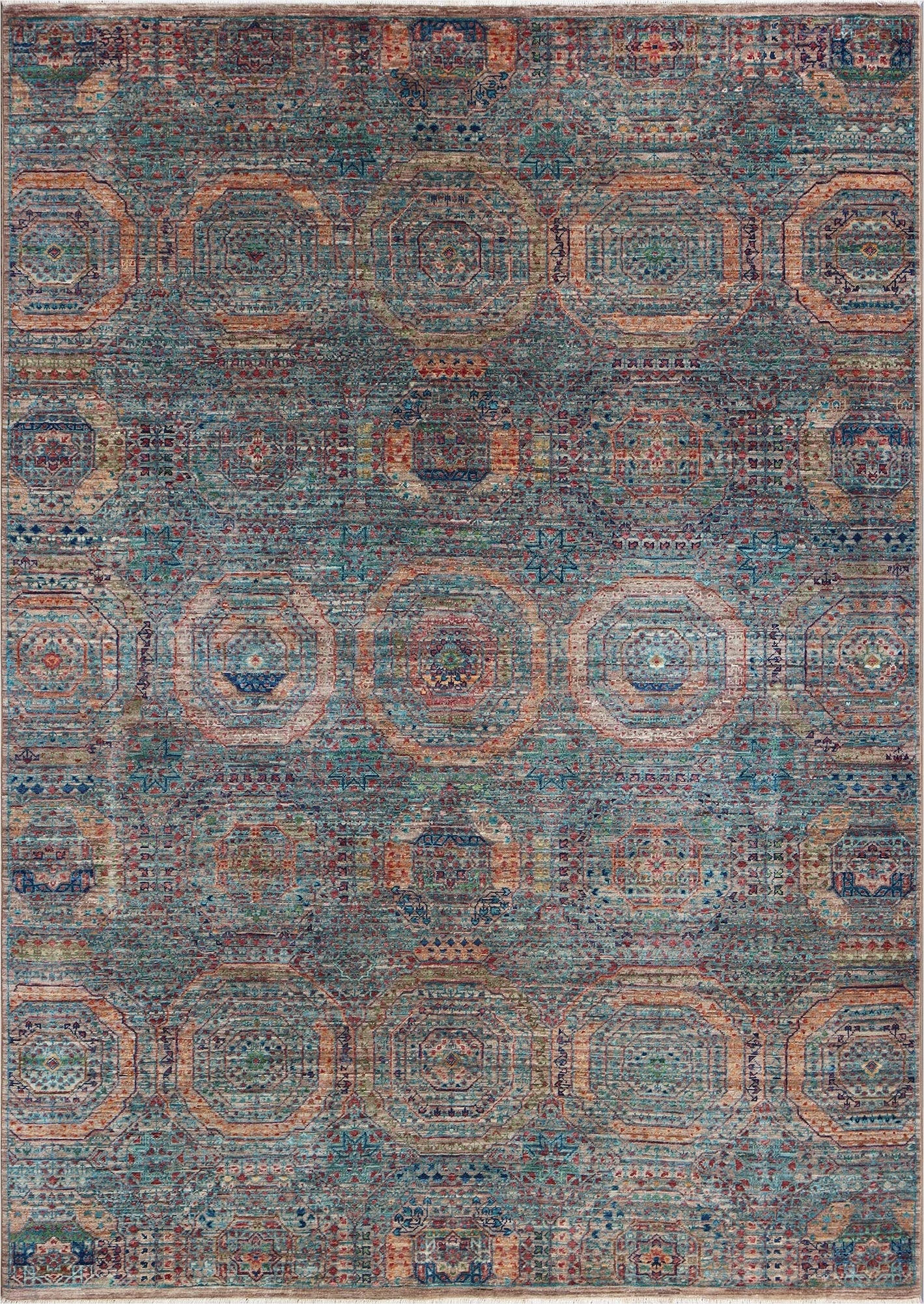 Elegant Heritage Woolen Rug 95SK96 - 6 X 9