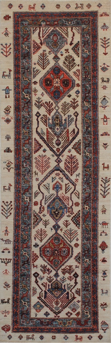 Timeless Elegance: Traditional Woolen Rug 98SK253 - 3 X 10