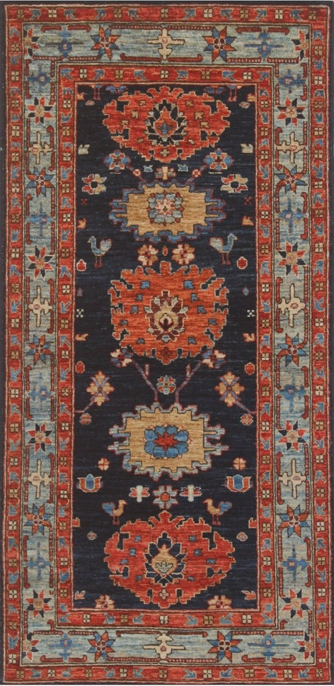 Timeless Elegance Woolen Rug 98SK268 - 2 X 6