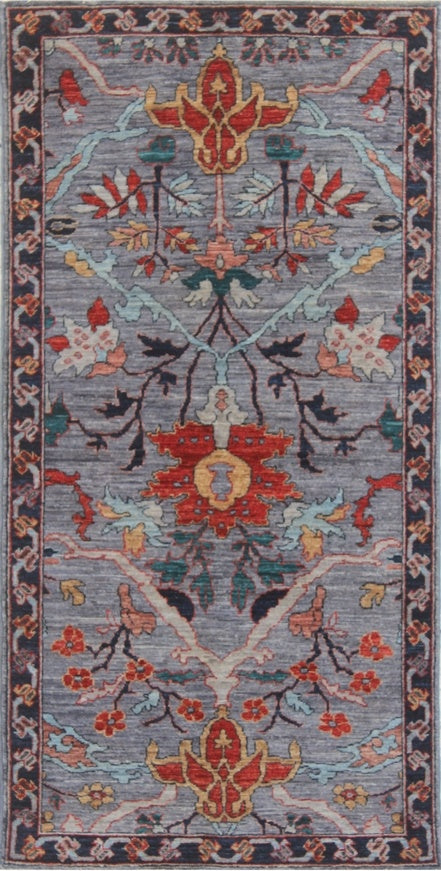 Elegant Blossom Woolen Rug 98SK313 - 3 X 6