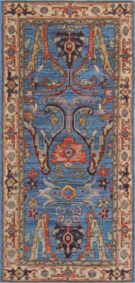 Exquisite Handwoven Traditional Woolen Rug 98SK319 - 2 X 6