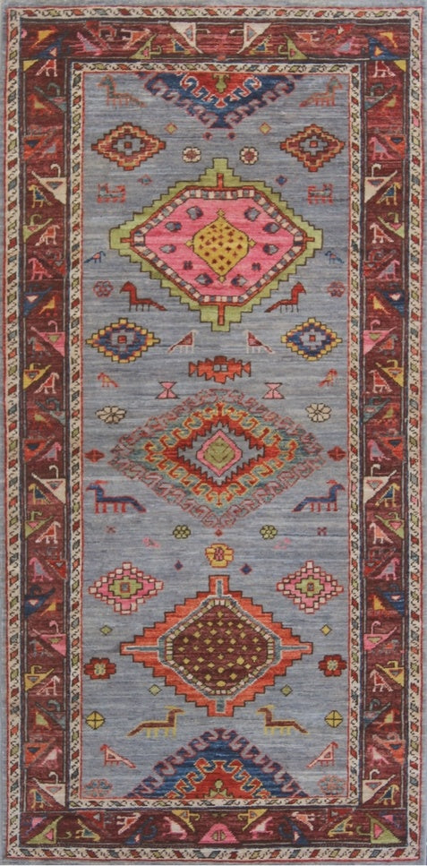 Vibrant Elegance Woolen Rug 98SK328 - 2 X 6