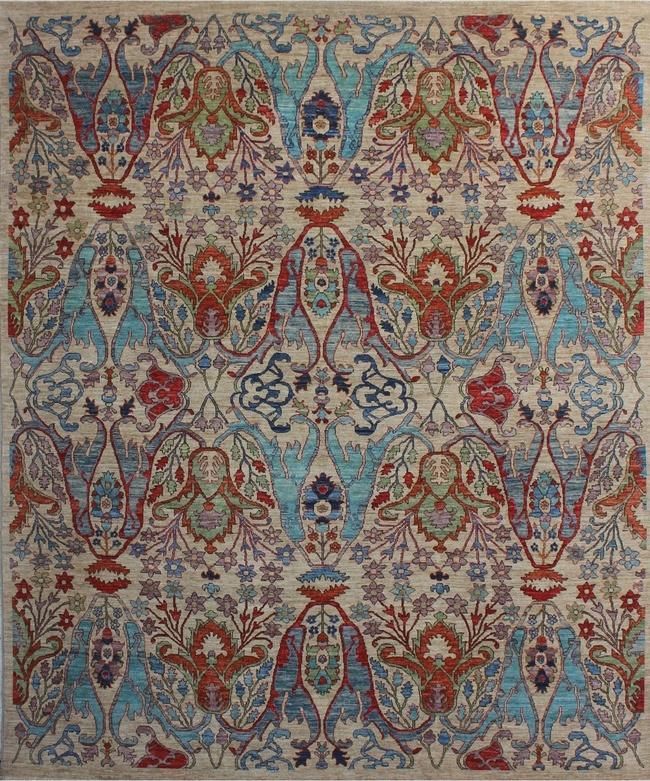 Exquisite Traditional Woolen Rug 99SK133 - 9 X 10