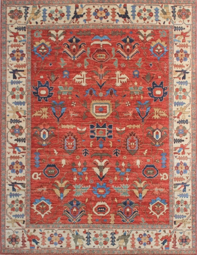 Elegant Woolen Masterpiece Rug 99SK165 - 8 X 10