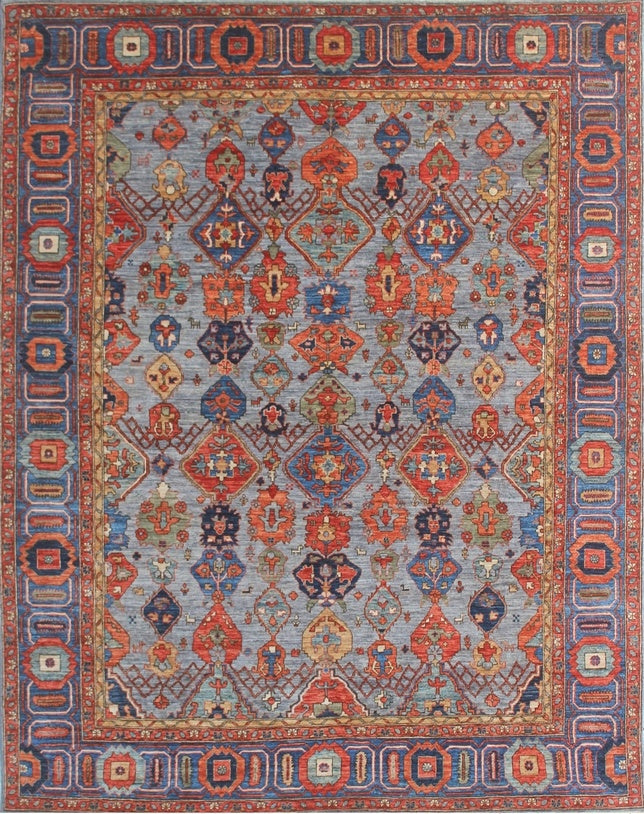 Timeless Elegance: Handwoven Traditional Woolen Rug 99SK175 - 8 X 10
